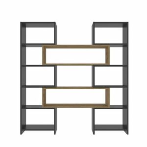 Poyraz Black and Oak könyvespolc kép