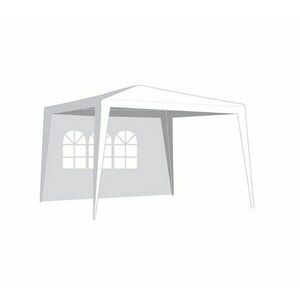 Oldalfal Kerti sátorra, ablakkal, 2, 95 x 1, 9 m fehér kép