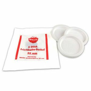 Weck zárókupak-készlet, 5 darabos, 80 mm átmérő kép