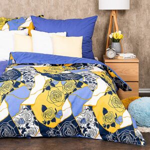 4Home Blue rose pamut ágyneműhuzat, 160 x 200 cm, 70 x 80 cm kép