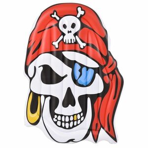 Vetro-Plus Felfújható napozóágy Kalóz koponya, 159x 120 cm kép