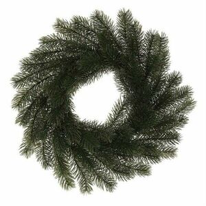Műfenyő koszorú, átmérő 30 cm, sötétzöld kép