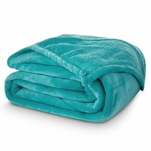 Carbotex mikroplüss pléd, türkiz, 150 x 200 cm kép