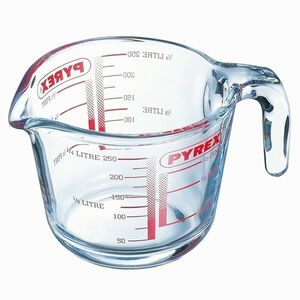 Pyrex üveg mérőpohár 0, 25 l, 9 x 8 cm, 250 ml kép