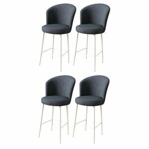 Fora Anthracite and White bárszék szett, 4 db, 4 db kép