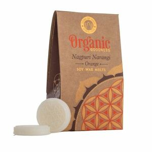Organikus olvadó viasz Flower of Life érmékben, Nagpuri Narangi - Narancs kép