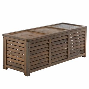 Kerti tárolódoboz, barna, LADAM kép