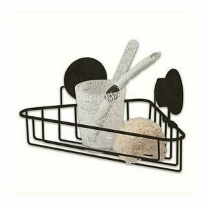 Compactor Bestlock Black sarokpolc a fürdőszobába, 12, 8 x 23, 8 x 23, 8 cm kép