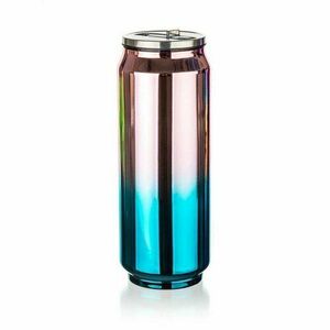 Banquet BE COOL termosz 430 ml, arany rózsaszín és kékeszöld kép