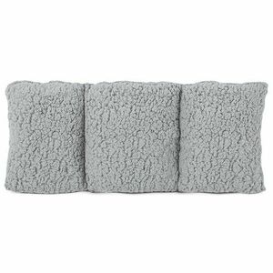 4Home háttámasztó gyapjú hatású párna szürke, 60 x 30 cm kép