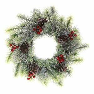 Cones karácsonyi koszorú, átmérő 34 cm kép