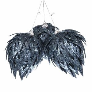 Karácsonyi díszek készlet Sparkle blue, átmérő 8cm, 3 db kép