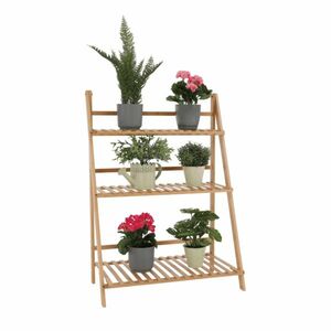 Nepel 1. típus bambusz virágállvány, 70 x 40 x 96 cm kép