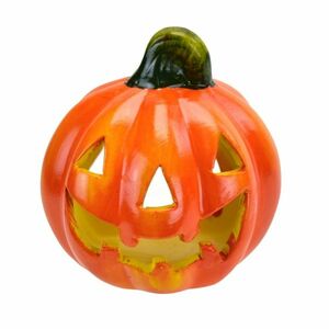 Kerámia sütőtök gyertyatartó, 10 x 12 cm kép