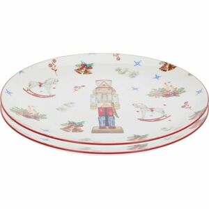 2 db porcelán sekély tányér Louskáček 27 cm kép