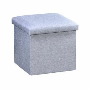 Kesper 15956 Taburet, világosszürke, 38 x 38 x 38cm kép