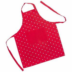 Pöttyös konyhai kötény, piros, 71 x 86 cm kép