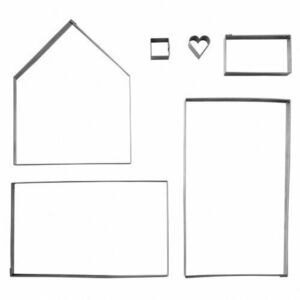 Orion 6 db-os mézeskalácsház kiszúró szett kép