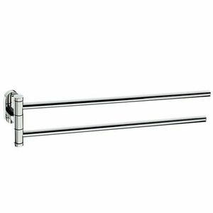 Kela Lucido rozsdamentes acél falidupla törülközőtartó , 43 x 9 cm kép