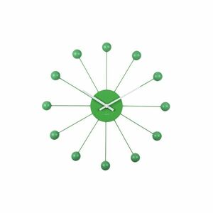 Karlsson 5977BG design falióra, zöld, átmérő 40 cm kép