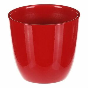 Kerámia virágtartó Terakota, átmérő 10 cm, piros kép