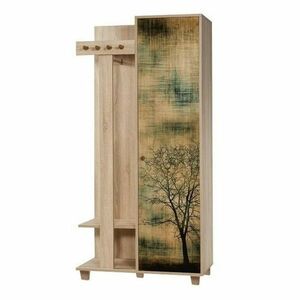 Garmanto Tree Sonoma Oak akasztó szekrénnyel kép