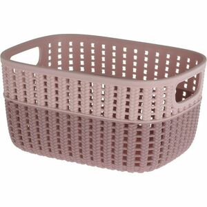Duo műanyag kosár, rózsaszín, 23, 5 x 17, 5 x 11, 5 cm kép