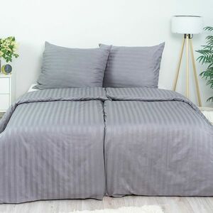 Stanex atlas grail ágyneműhuzat sötétszürke, 140 x 220 cm, 70 x 90 cm kép