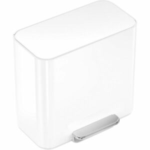 Simplehuman Mini pedálos szemetes szelektívhulladékgyűjtő 15 l, fehér kép