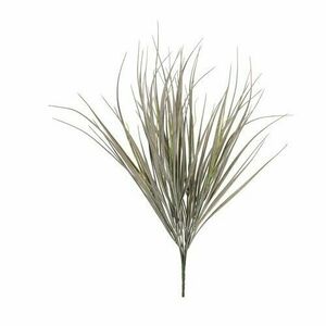 Műdíszítő sötétzöld fűcsomó, 20 x 15 x 50 cm kép