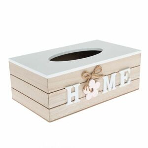 Home flower papírzsebkendő tartó, 24 x 9 x 14 cm kép