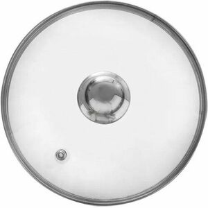Orion Üveg fedél rozsdamentes fogantyúval, átmérő22 cm, 22 cm kép
