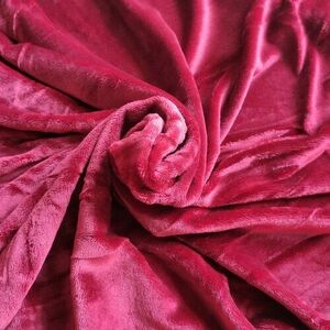 Mikroplüss lepedő bordó, 180 x 200 cm, 180 x 200 cm kép