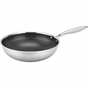 Kitchisimo Rozsütálló rozsdamentes acél wokserpenyő Chef 28 cm kép