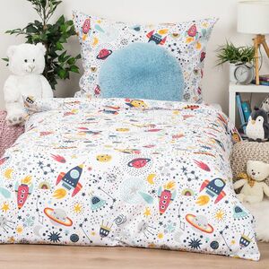 4Home Gyermek pamut ágynemű Cosmic Adventure, 140 x 200 cm, 70 x 90 cm kép