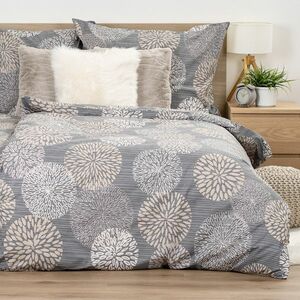 4Home pamut ágynemű Grey Petals, 160 x 200 cm, 70 x 80 cm kép