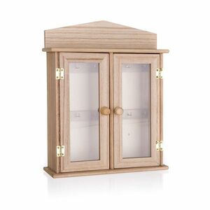 Fa kulcstartó láda, 22 x 27 cm kép