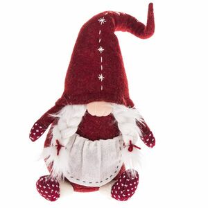 Textile Christmas elf - girl, 40 cm kép