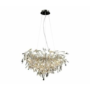 Kristály csillár zsinóron 13xG9/40W/230V króm CA055/800 kép