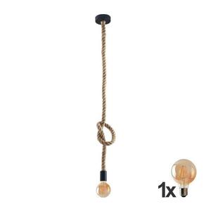 LED Csillár zsinóron ROPE 1xE27/8W/230V SA1832+BG0226 kép