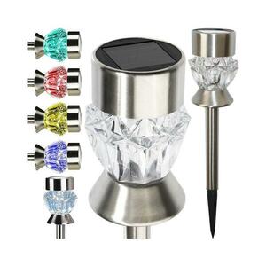 LED Solár lámpa CRYSTAL 2xLED kép