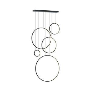 LED csillár kábellel SATURNO LED/100W/230V fekete ML2324 kép