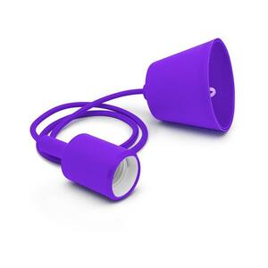 Csillár zsinóron ROXY 1xE27/60W/230V lila GL kép