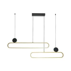 LED csillár kábelen FLORENTYNA LED/48W/230V 4000K arany/fekete 333902 kép