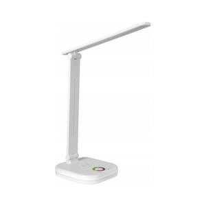 SmartLED LED RGBW dimmelhető asztali lámpa vezeték nélküli töltéssel, 7W LED/5V USB, fehér 1225 kép