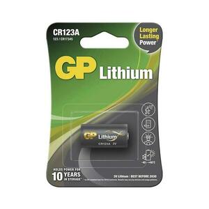 Lítiumos elem CR123A GP LITHIUM 3V/1400 mAh B1501E kép