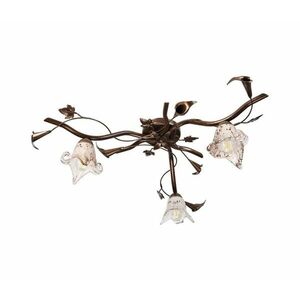 Felületre szerelhető ROZETA csillár 3xE14/40W/230V, bronz LM kép