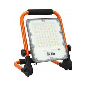 SmartLED LED újratölthető reflektor állvánnyal LED/30W/3, 2V 4500K 5000 mAh IP65 narancssárga 5890 kép