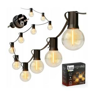SmartLED LED kültéri díszfüzér 36xE12/1W/230V 22, 35 m IP65 fekete 4452 kép