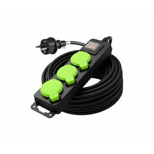 Vayox Kapcsolós hosszabbítókábel, 3 aljzat, 20 m, IP44 VA0376 kép